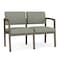 Lesro Lenox 2 Seat Tandem Seating W/ No Center Arm, 43.5 in W 24.5 in L 32 in H LS2101 - alternate 1